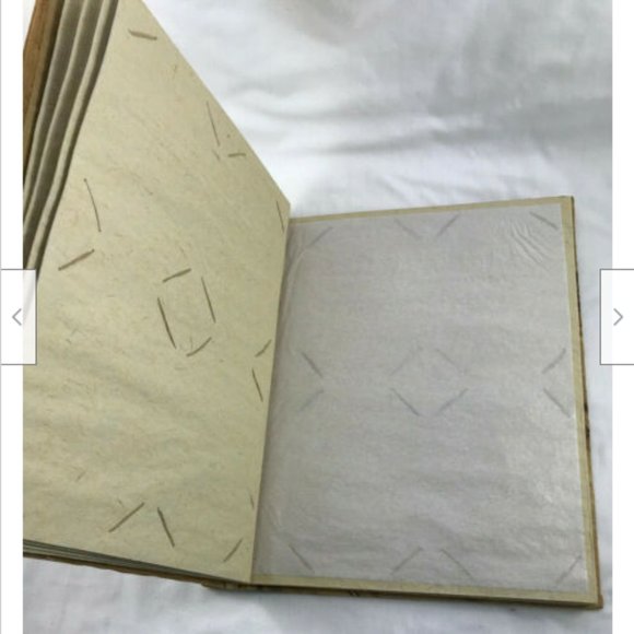 Hand Made Hawaii Palm Tree Photo Album Natural Leaf Materials AS IS - Picture 3 of 7